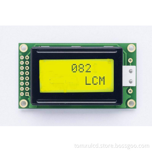 2X8 Character LCD Module
